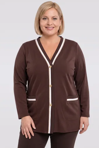 copia di maglione nero con cinture dorate