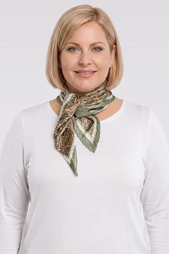 copia di copia di copia di copia di copia di copia di copia di copia di foulard beige con motivo a pois neri