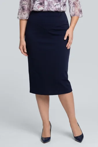 gonna classica blu navy