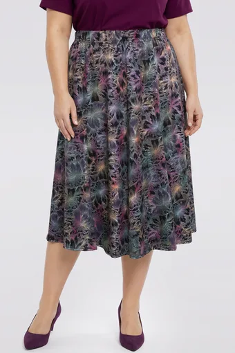 copia di copia di Gonna blu navy con volant