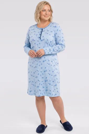 copia di copia di camicia da notte viola con tulipani rosa