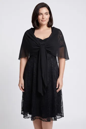 Elegante sciarpa nera