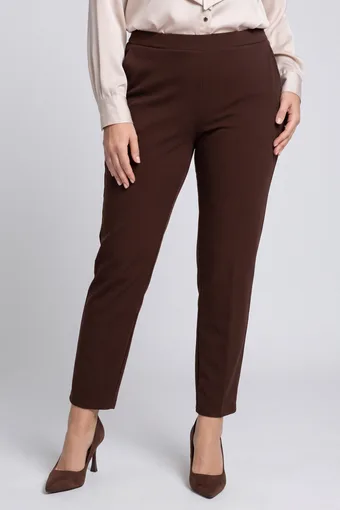 Pantaloni classici marroni