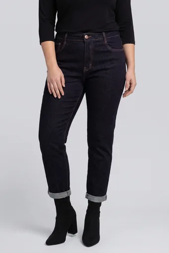 jeans neri con cintura